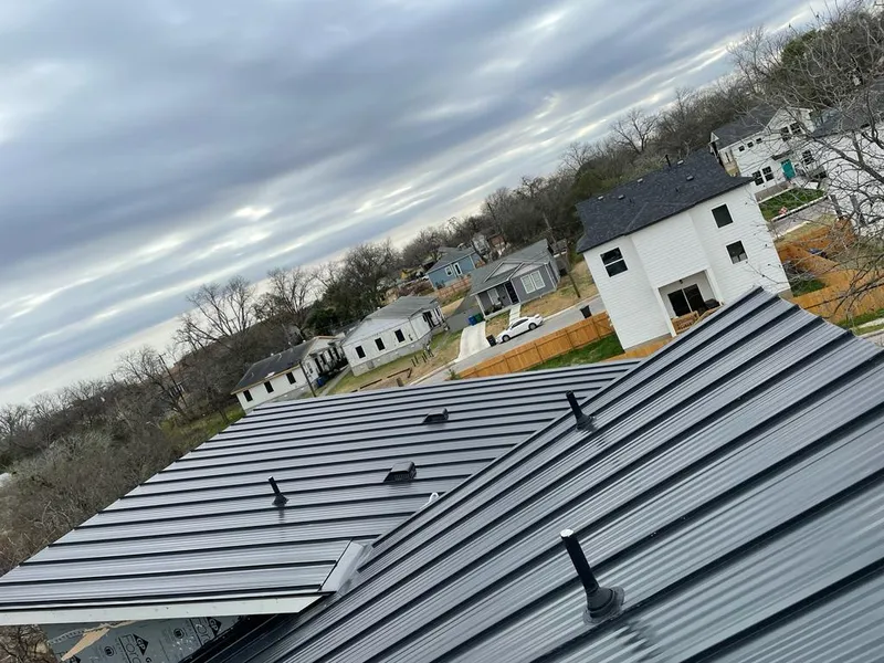 Standing seam metal roof panels with vents for Skylight Repair in Lake Mary